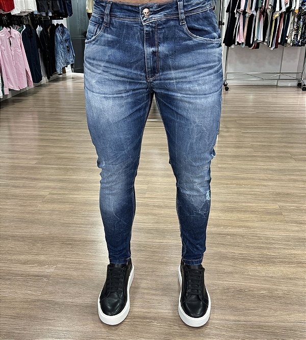 Moda, homens, acessórios, novo, trendy, azul, jeans