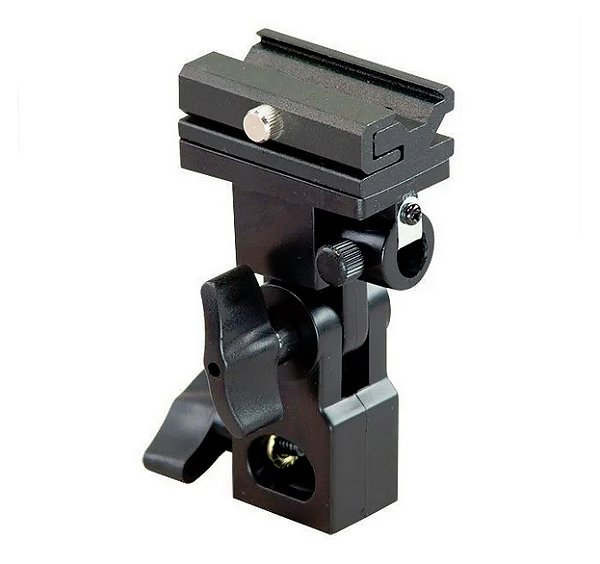 Suporte Universal para Flash Speedlite com Articulação e Encaixe para Sombrinha