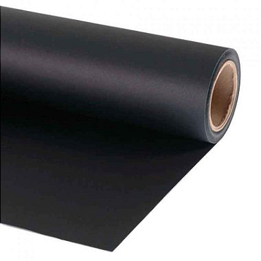 Fundo de papel Preto 1,35 x 10m Greika