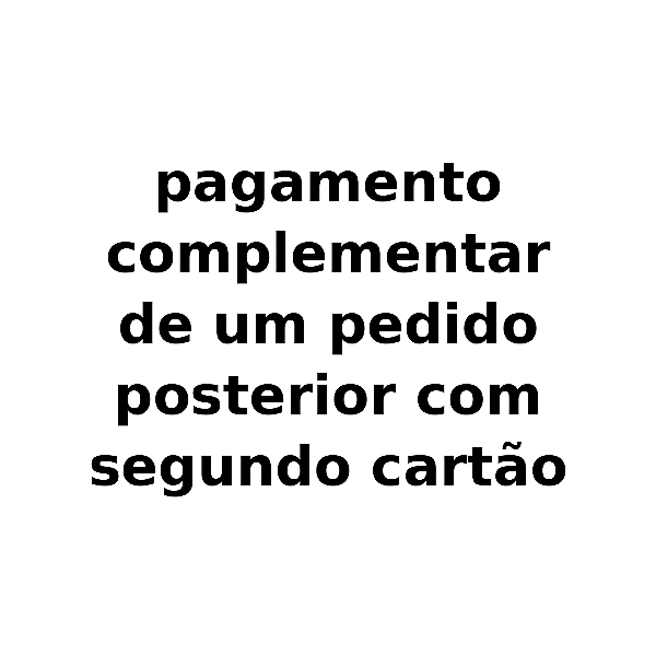 Credito para compra com Segundo Cartão