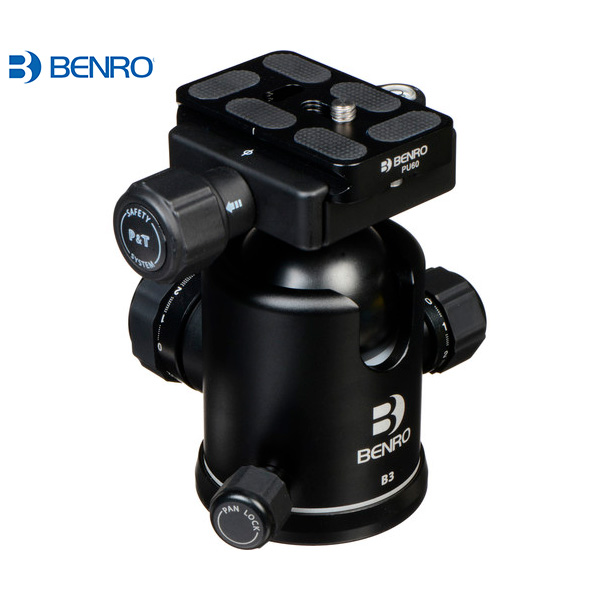 Cabeça Ball Head Benro B3 para Tripé | Suporta até 18kg