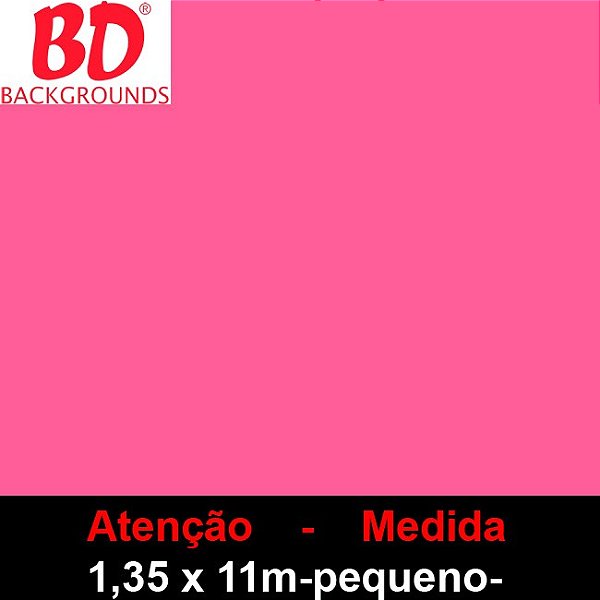 Fundo Pequeno Papel 163 Hot Pink 1,35 x 11m - BD Company