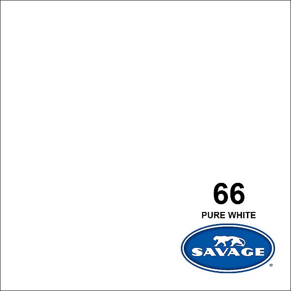 Fundo Infinito Papel Pure White 66 Savage 2,72 x 11m