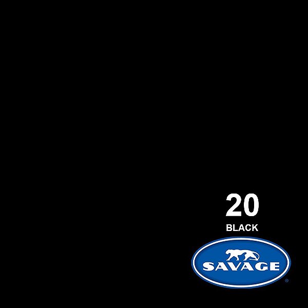 Fundo Infinito Papel Black 20 Savage 2,72 x 11m