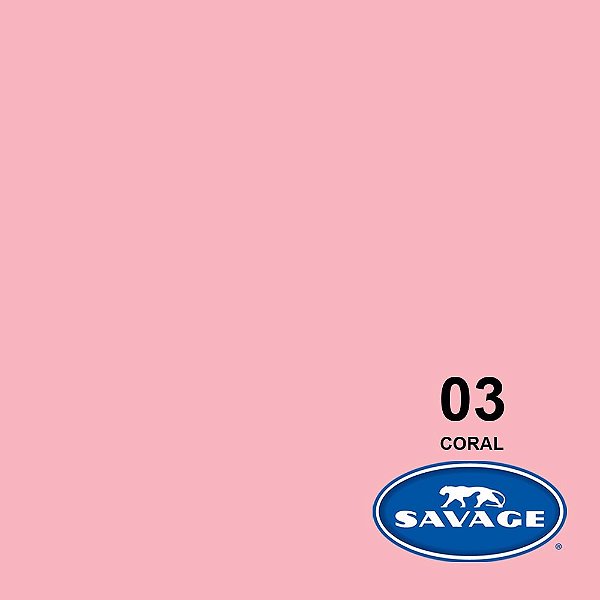 Fundo Infinito Papel Coral 03 Savage 2,72 x 11m