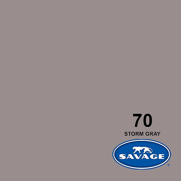 Fundo Infinito Papel Storm Gray 70 Savage 2,72 x 11m