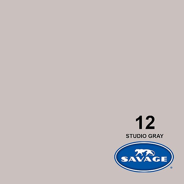 Fundo Infinito Papel Studio Gray 12 Savage 2,72 x 11m