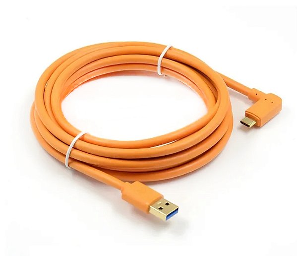 Cabo Tether USB 3 para USB-C com 5m