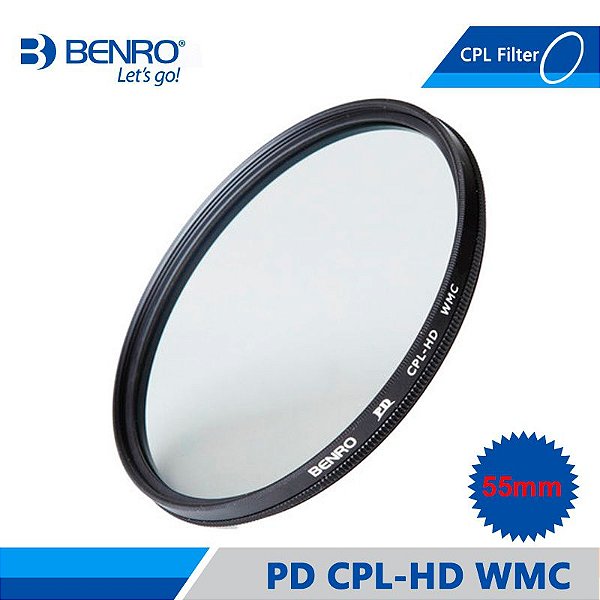 Filtro Benro Polarizador CPL HD WMC 55mm