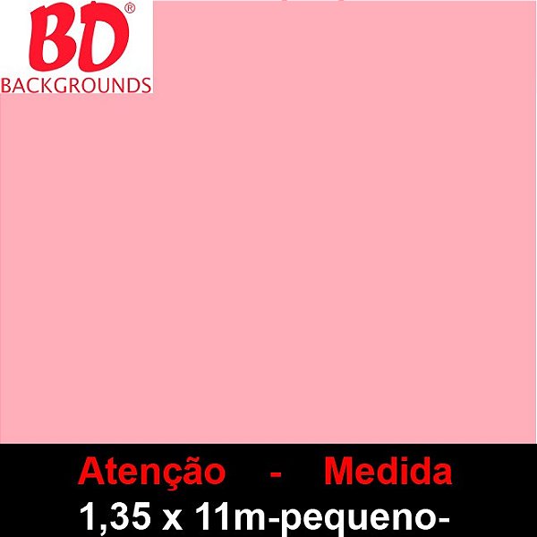 Fundo Pequeno Papel 117 Pastel Pink 1,35 x 11m - BD Company