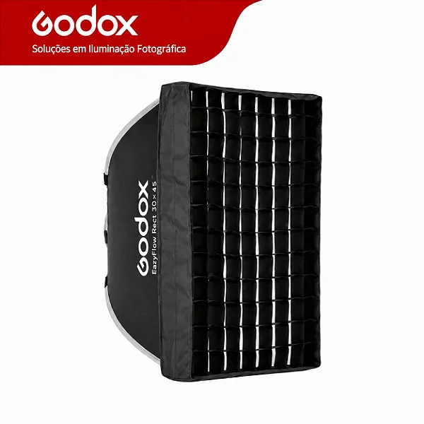 Softbox Godox EazyFlow 30x45cm Bowens com Grid