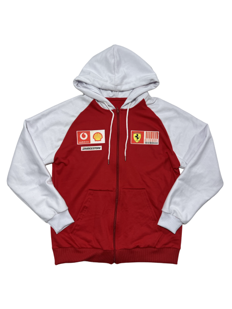 Moletom Raglan Ferrari Vermelho/Branco (unissex)