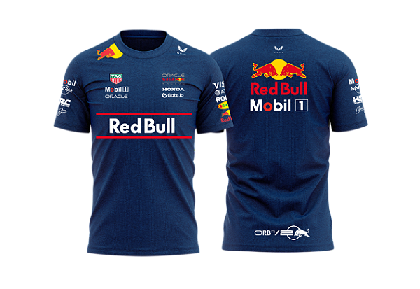 Camiseta Red Bull Racing Azul 2025