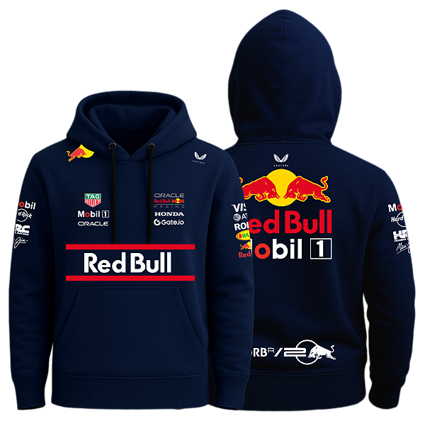 Moletom Red Bull Azul 2025 (unissex)
