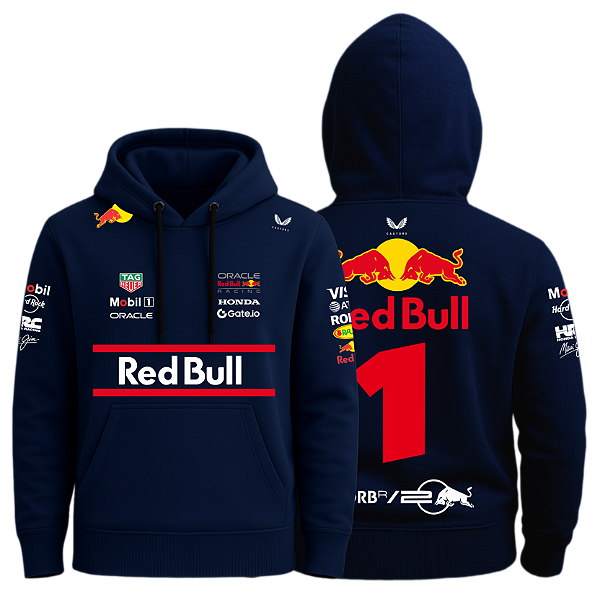 Moletom Red Bull Max /Azul 2025 (unissex)