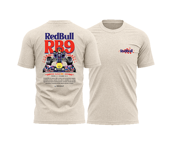 Camiseta History Red Bull RB9 Off White