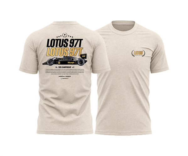 Camiseta History Lotus 97T Off White