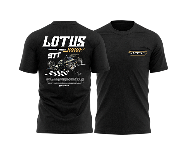 Camiseta History Lotus 97T Preta 2