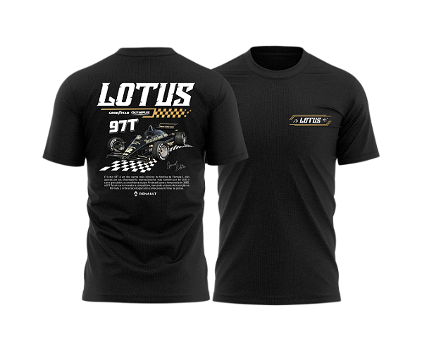 Camiseta History Lotus 97T Preta 2