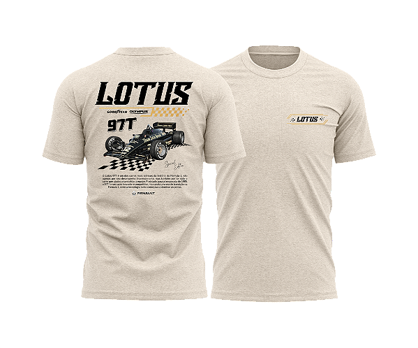Camiseta History Lotus 97T Off White 2