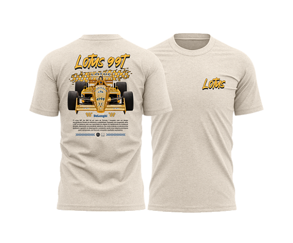 Camiseta History Lotus 99T Off White