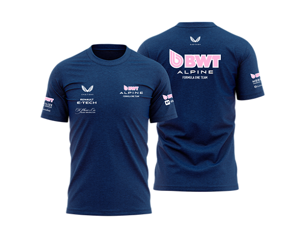 Camiseta Alpine / Azul Marinho 2025