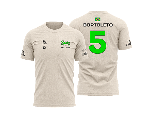Camiseta Gabriel Bortoleto Off White 2025