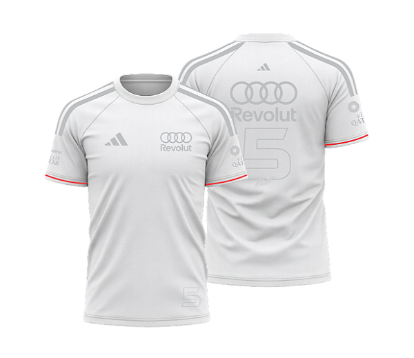 Camiseta Audi 2026 BRANCA Bortoleto