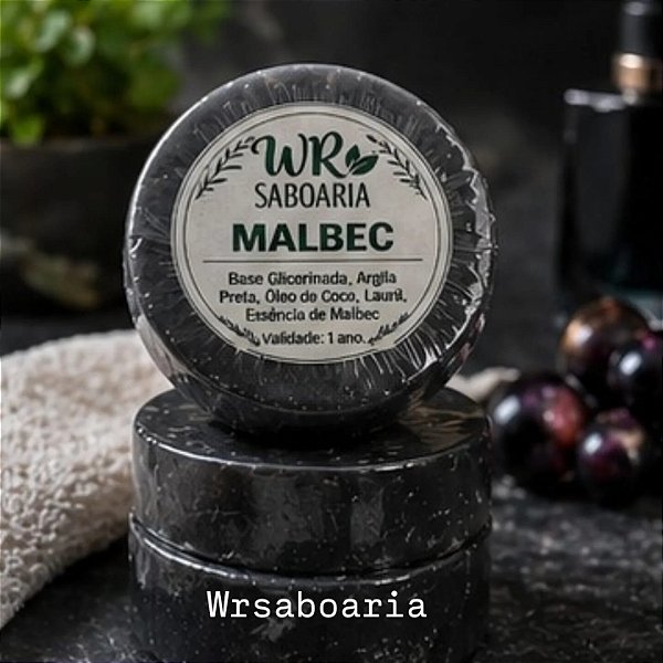 Sabonete artesanal Malbec