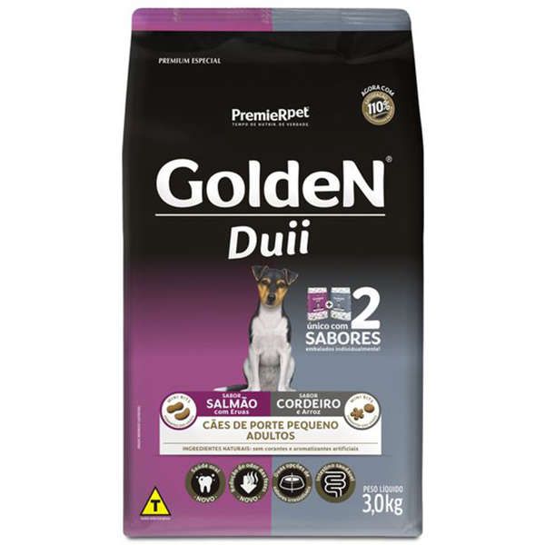 Ração PremieR Pet Golden Duii Salmão e Cordeiro para Cães Adultos Pequeno Porte