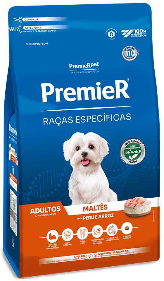 Ração Premier Pet Raças Específicas Maltês Adulto