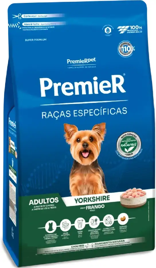 Ração Premier Pet Raças Específicas Yorkshire Adulto