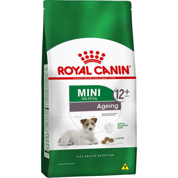 Ração Royal Canin Mini Ageing 12+ para Cães Idosos de Raças Pequenas com 12 Anos ou mais