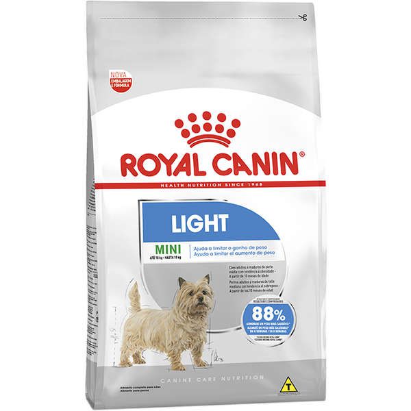 Ração Royal Canin Mini Light para Cães Adultos de Raças Pequenas com Tendência a Obesidade
