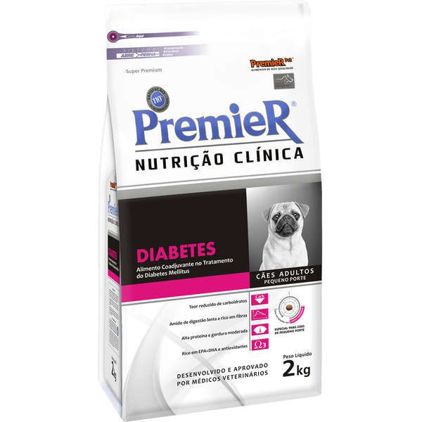 Ração Premier Pet Nutrição Clínica Diabetes para Cães Adultos Pequeno Porte