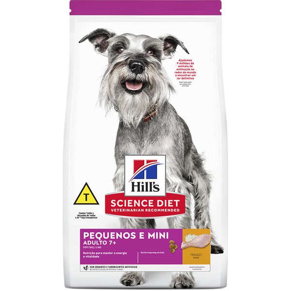 Ração Hills Science Diet para Cães Adultos 7+ Raças Minis e Pequenas