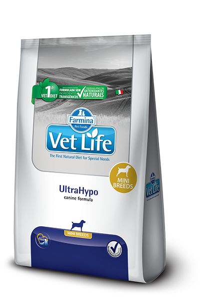 Ração Farmina Vet Life Natural Ultra Hypo para Cães Mini