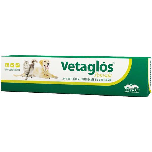 Pomada Cicatrizante Vetnil Vetaglos 20g