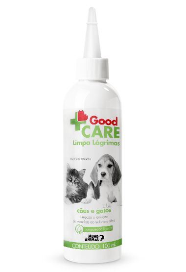 Limpa Lágrimas Mundo Animal Good Care para Cães e Gatos 100 ml