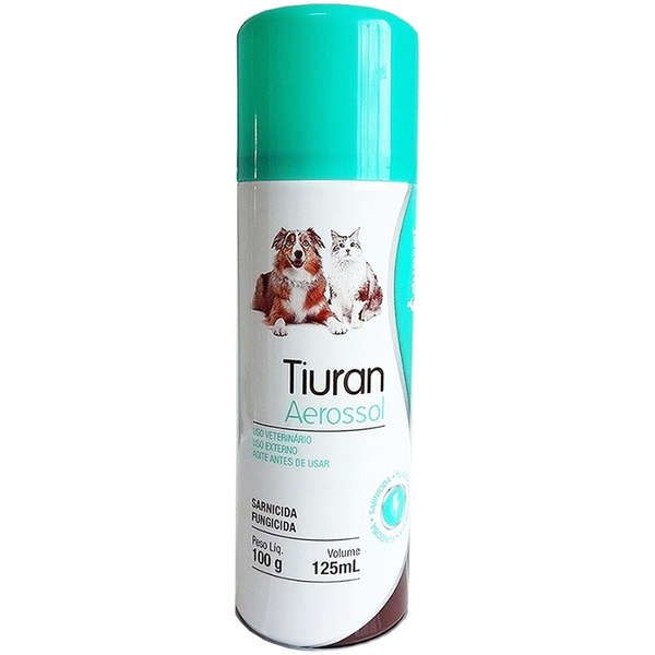 Aerossol Sarnicida Duprat Tiuran para Cães e Gatos 125 mL