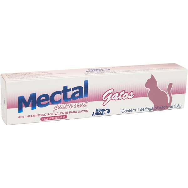 Vermífugo Mectal Mundo Animal para Gatos 3,6g