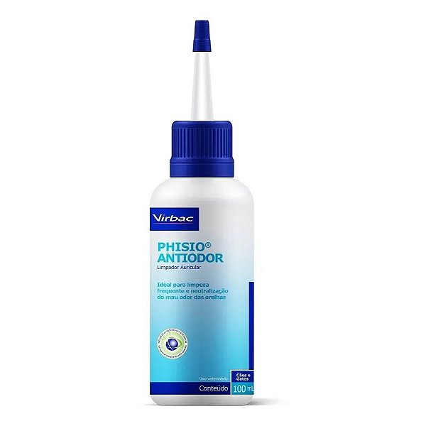 Solução De Limpeza Ouvidos Phisio Anti-odor 100ml - Virbac