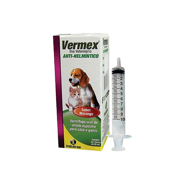 VERMEX 20ML INDUBRAS