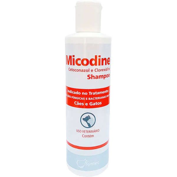 Micodine Shampoo Syntec Cetoconazol e Clorexidine 225 ml