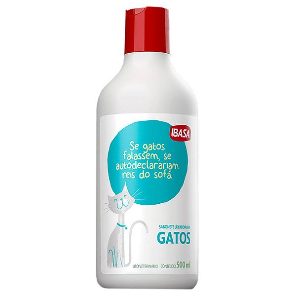 Sabonete Líquido Ibasa Para Gatos 500 ml