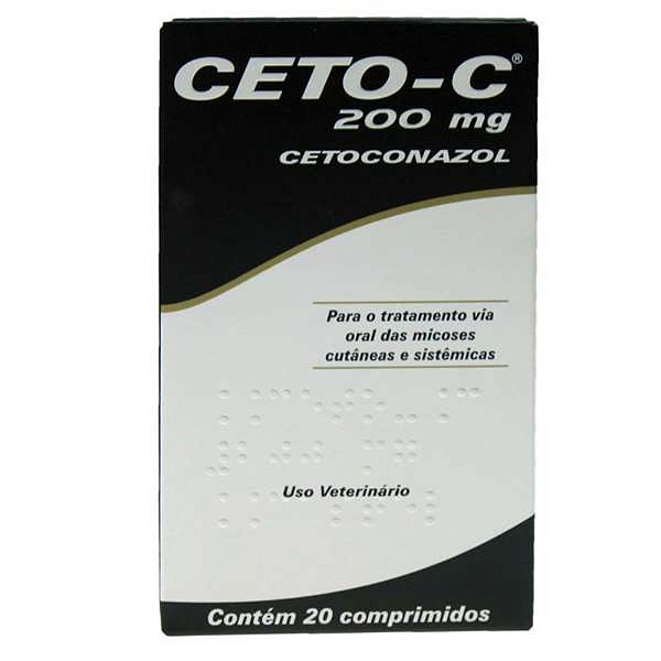 Antimicótico Ceto-C 200mg 20 Comprimidos