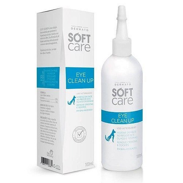 Loção Soft Care Eye Clean Up Pet Society Cães E Gatos 100ml