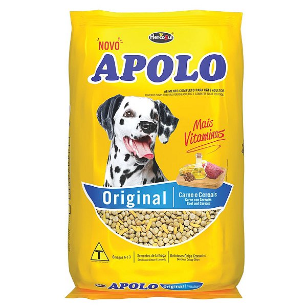 Ração Hercosul Apolo Original Cães Adultos