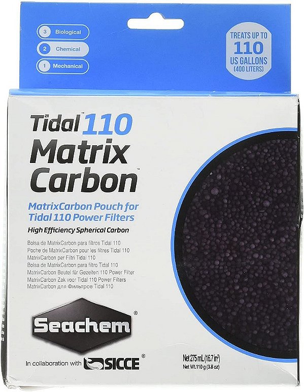 Seachem Refil Filtro Hangon Matrix Carbon Tidal 110