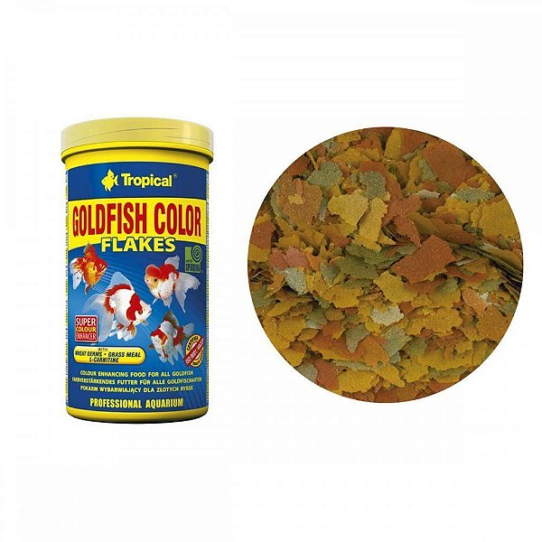 Tropical Goldfish Color Flakes